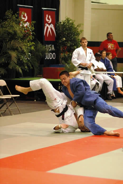 Me winning "Judo Face of the Year". 